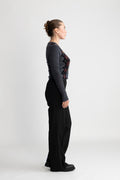 Recycled Sportina Pirla Pants FAV - Svart