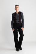 Recycled Sportina Pirla Pants FAV - Svart