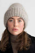 Oma Beanie - Light Grey Melange