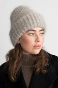 Oma Beanie - Light Grey Melange