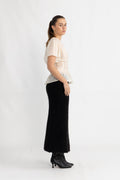 Iris Ss O-Neck Topp - Angora
