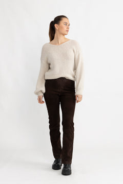 Milana LS Alpaca Pullover - Beige