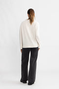 Yasemilie O-Neck Knit Pullover - Birch