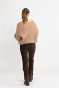 Milana Ls Mohair Knit - Medium Brown