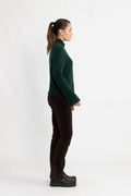 Lediona Hope Zip Cardigan - Pine Grove
