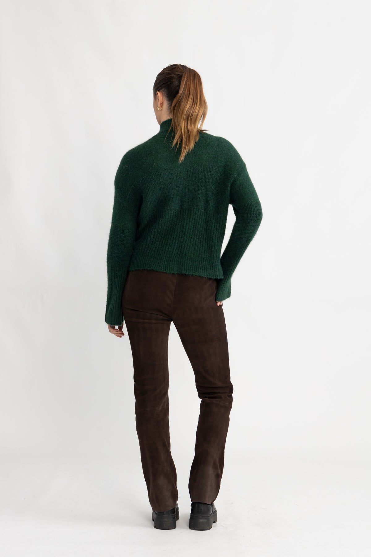 Lediona Hope Zip Cardigan - Pine Grove