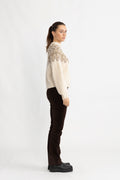 Yasela Ls Knit Pullover New - Perfectly Pale Multi Pattern