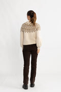 Yasela Ls Knit Pullover New - Perfectly Pale Multi Pattern