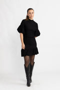 Yasduraz 2/4 Short Dress - Black