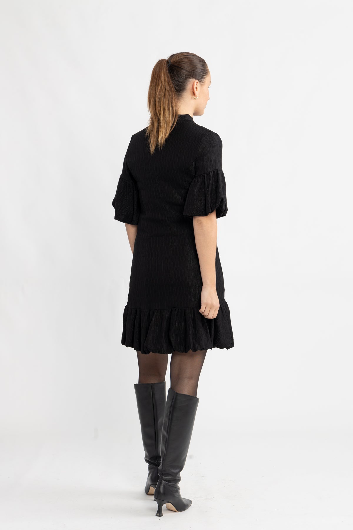 Yasduraz 2/4 Short Dress - Black
