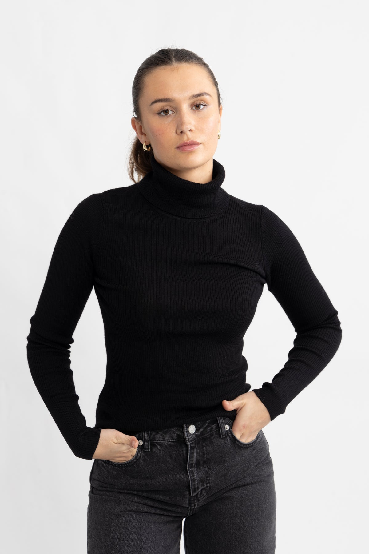 Rigmor Avalina Rib R Pullover - Black