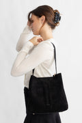 Chiara Suede W. Gold - Black