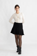 Yasdea Hw Short Skirt - Black