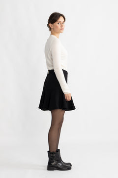 Yasdea Hw Short Skirt - Black
