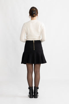 Yasdea Hw Short Skirt - Black
