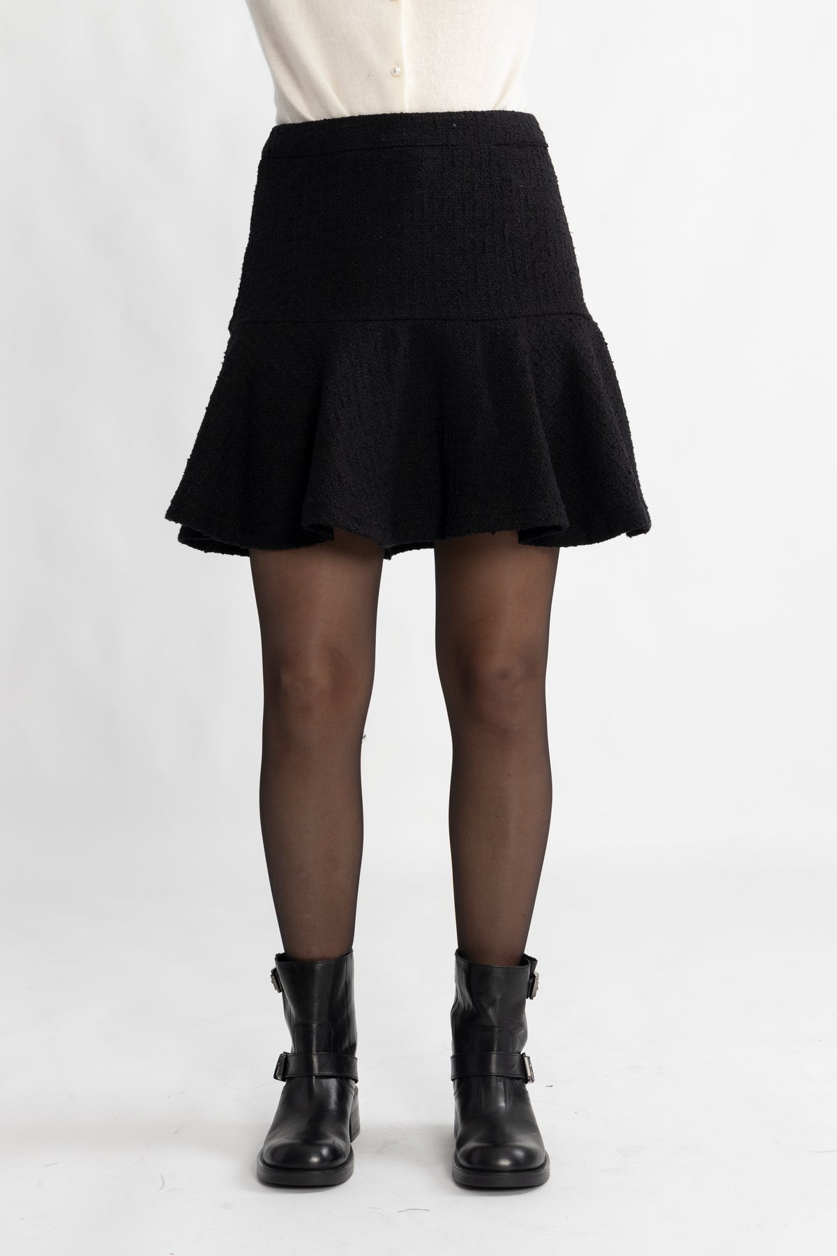 Yasdea Hw Short Skirt - Black