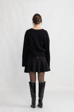 Cheddar Cardigan - Black