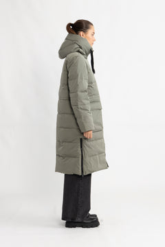 Pavine Down Zip Jacket - Mulled Basil