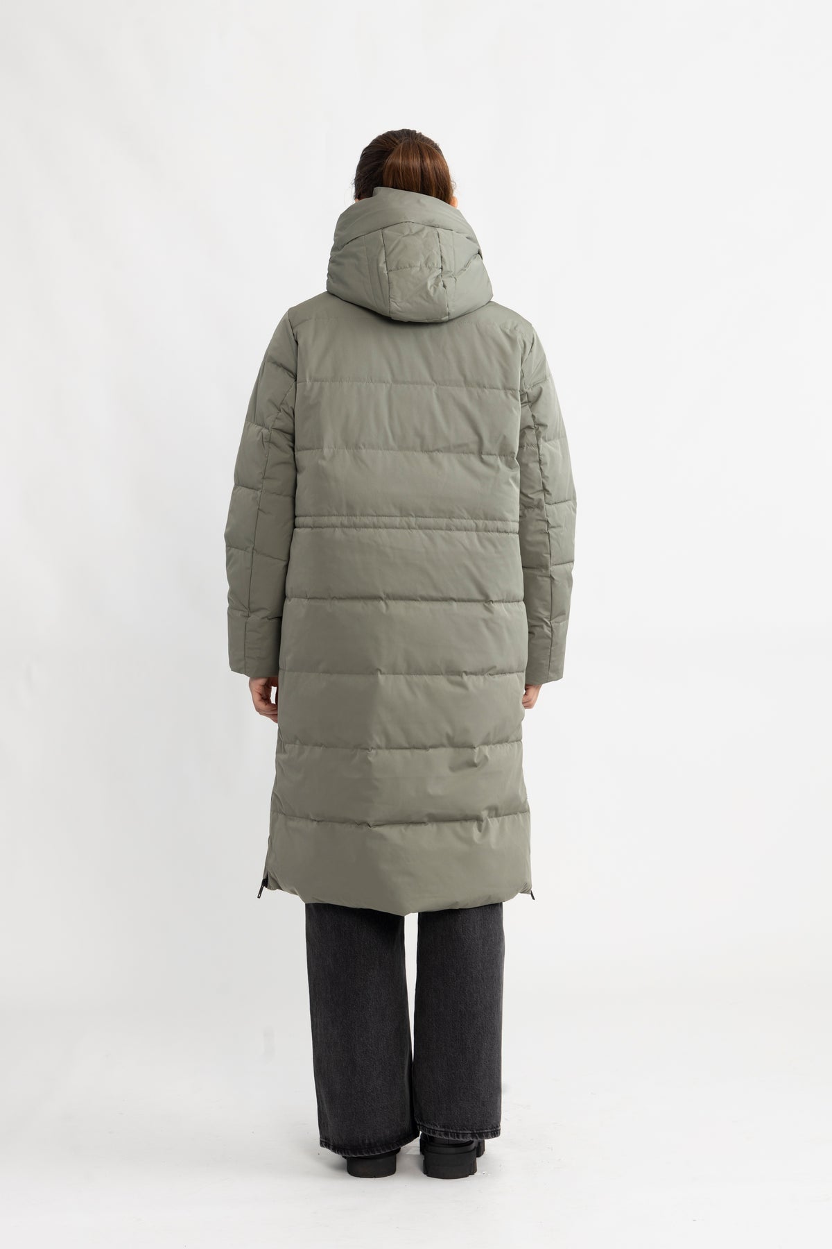 Pavine Down Zip Jacket - Mulled Basil