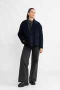 Meghan Handmade Jacket - Dark Sapphire