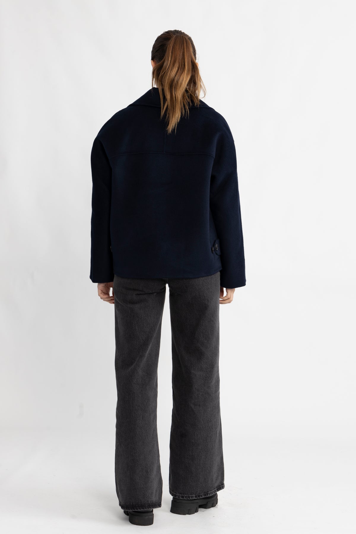 Meghan Handmade Jacket - Dark Sapphire