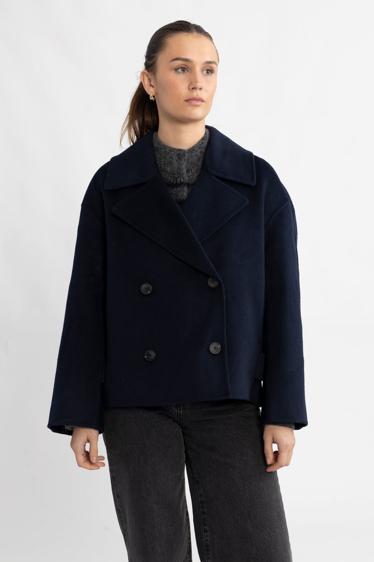 Meghan Handmade Jacket - Dark Sapphire