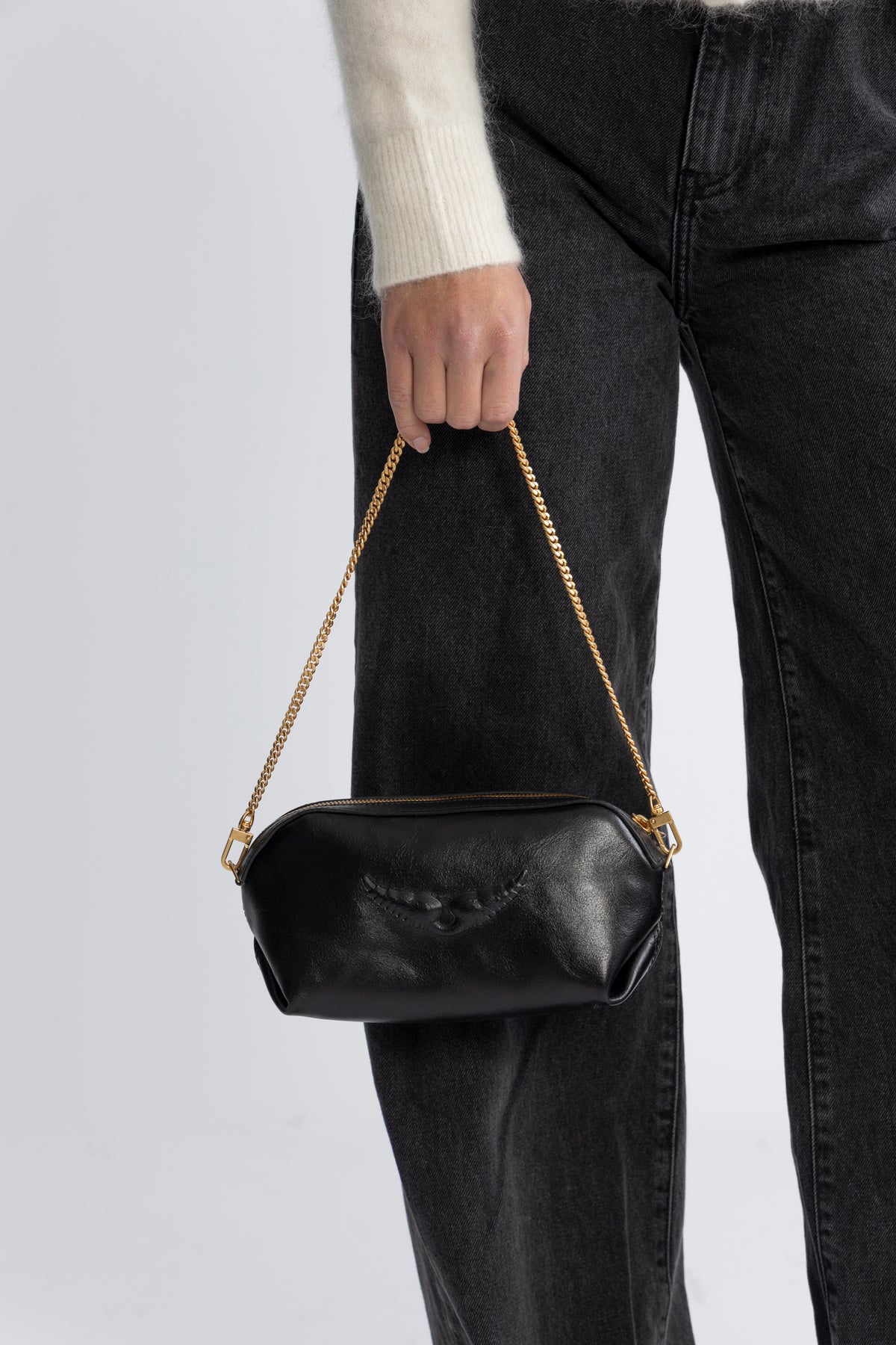 Le Cecilia Lovely Leather With - Noir