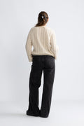 Yaslelu Ls O-Neck Knit Pullover - Birch