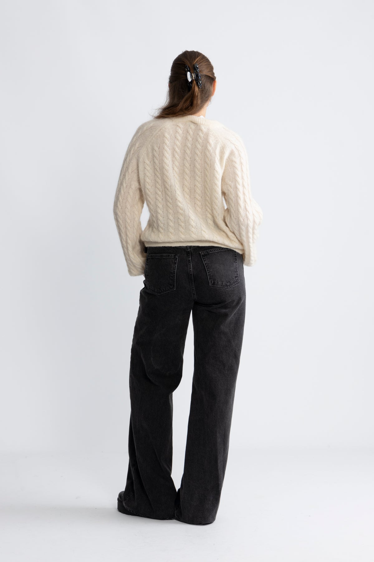 Yaslelu Ls O-Neck Knit Pullover - Birch