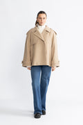 EsmundMD Twilljacka - Beige Twill Melange