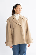 EsmundMD Twilljacka - Beige Twill Melange