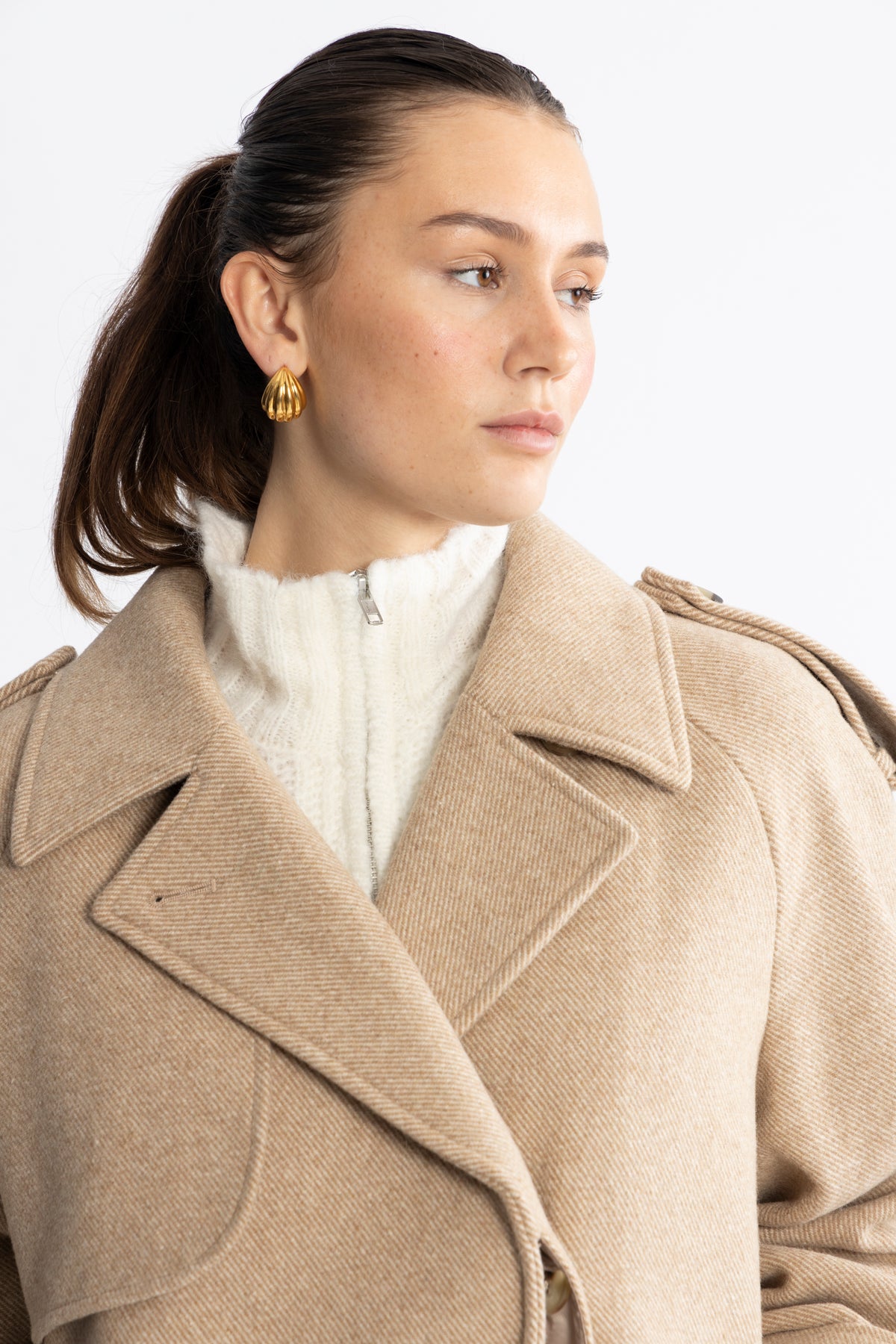 EsmundMD Twilljacka - Beige Twill Melange