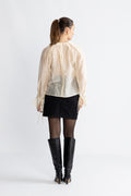 Iris Ls O-Neck Top - Angora