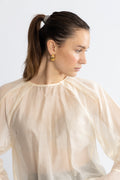 Iris Ls O-Neck Top - Angora