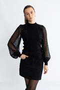 Yasstela Ls Knit Pullover - Black
