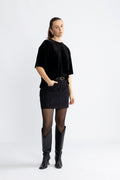 BrynnIW Pannie Oversized Tshirt - Black