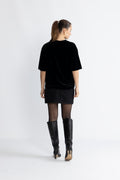 BrynnIW Pannie Oversized Tshirt - Black