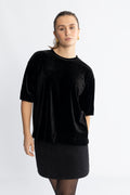 BrynnIW Pannie Oversized Tshirt - Black