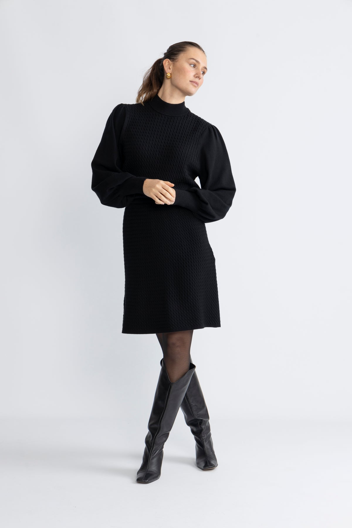 Amari Rachelle Dress - Black