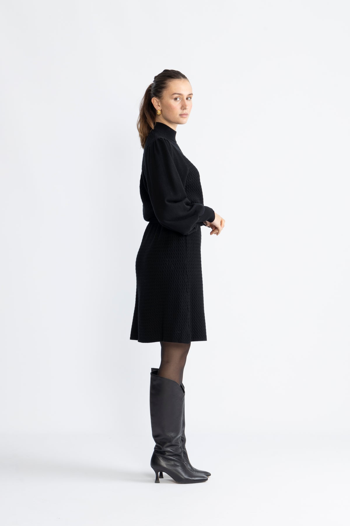 Amari Rachelle Dress - Black