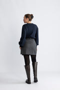 Y.A.S Yasfonny Ls Stickad Kofta - Navy Blazer