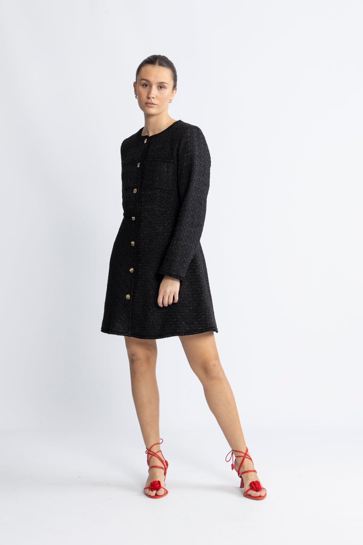 Yasmalea Ls Dress - Black