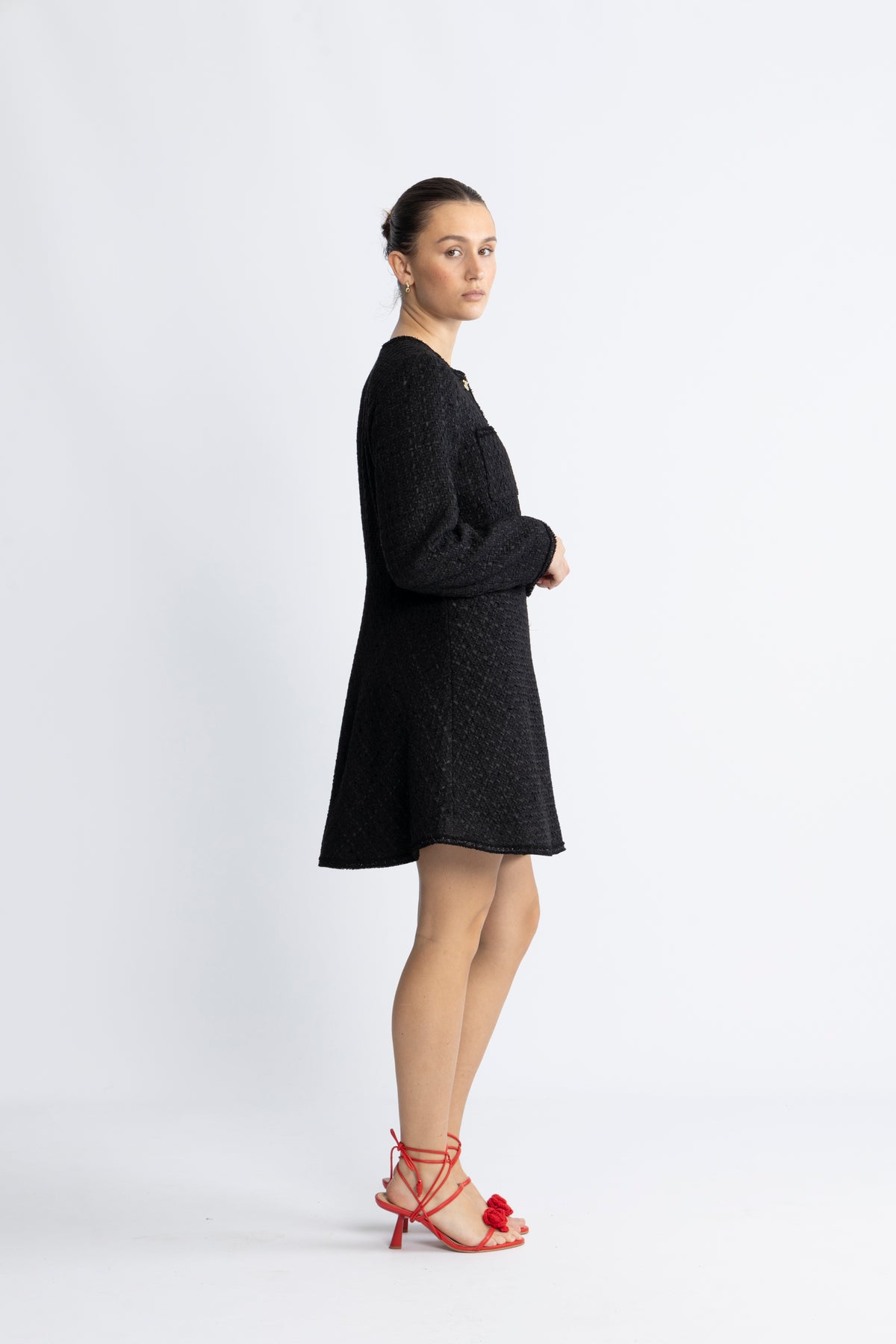 Yasmalea Ls Dress - Black