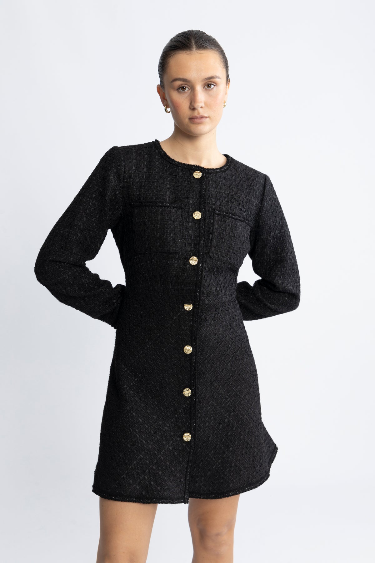Yasmalea Ls Dress - Black