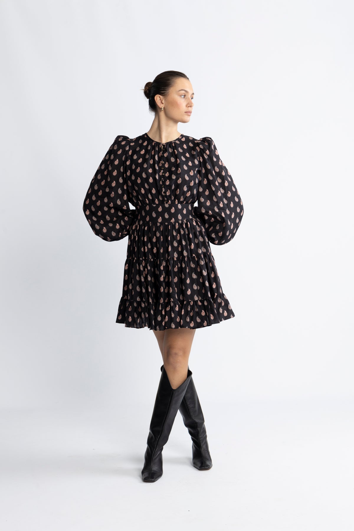 Viscose Mini Dress - Petite Paisley