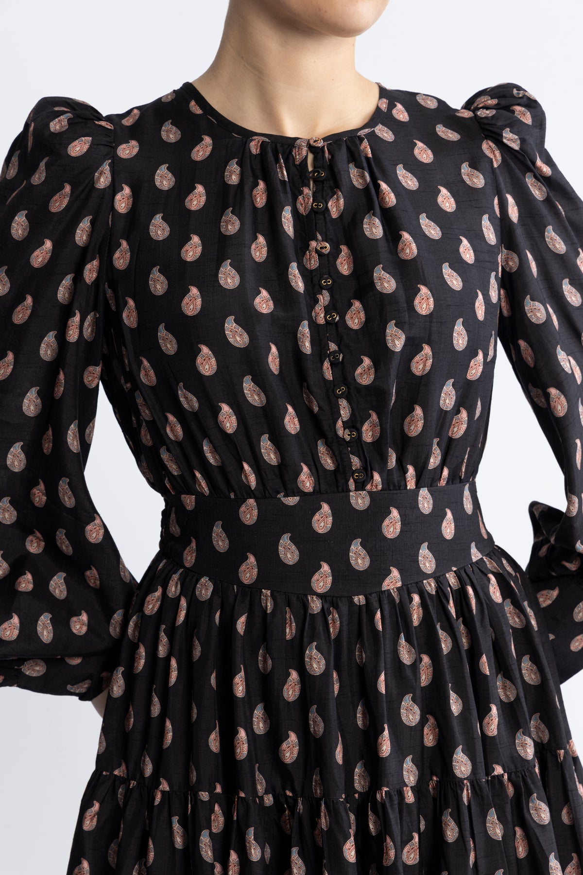 Viscose Mini Dress - Petite Paisley