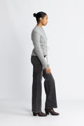 Yasthellis Ls Knit Cardigan S. - Ljusgrå melange