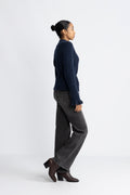 Yasthellis Ls Knit Cardigan - Navy Blazer