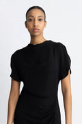 Edith Ss Short Dress - Svart