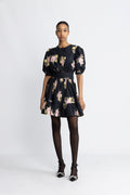 Poplin Mini Dress - Black Posey